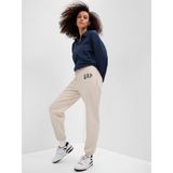 Gap Kadın Bej Gap Logo Jogger Fleece Eşofman Altı - XL