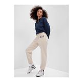 GAP Kadın Bej Logo Jogger Fleece Eşofman Altı