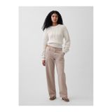 GAP Kadın Bej Low Rise '90s Loose Khaki Pantolon