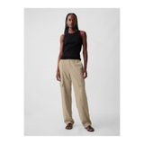 GAP Kadın Bej Mid Rise Pull-On Kargo Pantolon