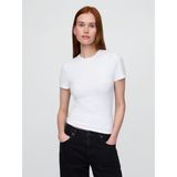 Gap Kadın Beyaz Closeknit Jersey T-Shirt