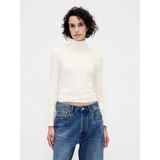Gap Kadın Beyaz Featherweight Turtleneck T-Shirt - 2XL