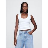 Gap Kadın Beyaz Fitilli Halter Yaka Atlet - 2XL