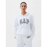 Gap Kadın Beyaz Gap Logo Havlu Kumaş Sweatshirt - XL