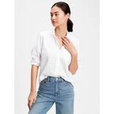 Gap Kadın Beyaz Oxford Boyfriend Gömlek - XS