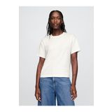 GAP Kadın Beyaz Supima® Pamuk Relaxed T-shirt