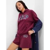 Gap Kadın Bordo Gap Logo Fleece Sweatshirt - M