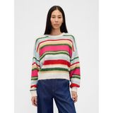 Gap Kadın Çok Renkli Fuzzy Oversized Bisiklet Yaka Kazak - XL