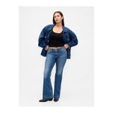 GAP Kadın Denim Mavi Curvy Low Rise Long & Lean Jean Pantolon
