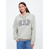 Gap Kadın Gri Gap Logo Fleece Sweatshirt - 2XL