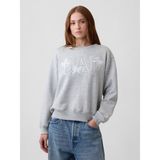 Gap Kadın Gri Gap Logo Sweatshirt - 2XL