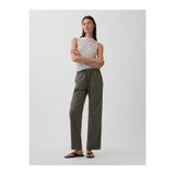 GAP Kadın Haki Mid Rise Easy Twill Pantolon
