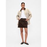 Gap Kadın Kahverengi Corduroy Mini Etek - 32