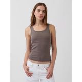 Gap Kadın Kahverengi Fitilli Scoop Atlet - 2XL