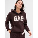 Gap Kadın Kahverengi Gap Logo Fleece Sweatshirt - XL