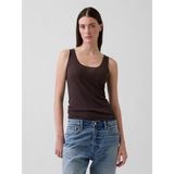 Gap Kadın Kahverengi Keten Karışımlı Atlet - 2XL