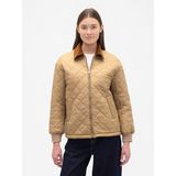 Gap Kadın Kahverengi Relaxed Quilted Ceket - XL