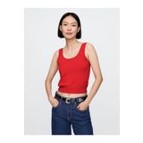 GAP Kadın Kırmızı CashSoft Crop Bluz