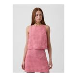 GAP Kadın Kırmızı Keten Karışımlı Apron Bluz