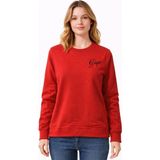 Gap Kadın Kırmızı Sweatshirt V-Logo Doorbuster Crew - XL