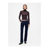 GAP Kadın Koyu Mavi Low Rise Long & Lean Jean Pantolon