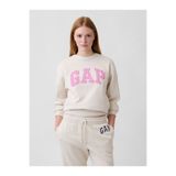 GAP Kadın Krem Logo Sweatshirt