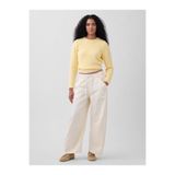 GAP Kadın Krem Mid Rise UltraSoft Easy Horseshoe Jean Pantolon