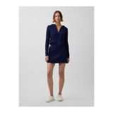 GAP Kadın Lacivert 100% Pamuk Cable-Knit Mini Şort