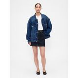 Gap Kadın Lacivert Denim Mini Etek - 31