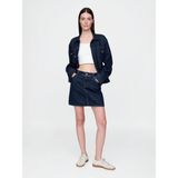 Gap Kadın Lacivert Denim Mini Etek - 32