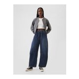GAP Kadın Lacivert Mid Rise Easy Horseshoe Jean Pantolon