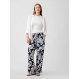 Gap Kadın Lacivert Mid Rise Pull-On Wide-Leg Pantolon