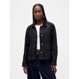 Gap Kadın Lacivert Ultrasoft Denim Swing Chore Ceket - XL