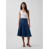 Gap Kadın Mavi Denim Midi Tulip Etek - 31