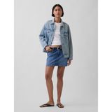Gap Kadın Mavi Denim Mini Etek - 31