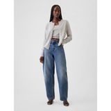Gap Kadın Mavi High Rise Barrel Jean Pantolon - 25/REG