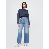 Gap Kadın Mavi High Stride Wide-Leg Ankle Jean Pantolon - 26/SHT