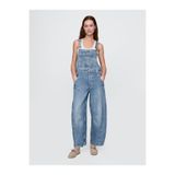 GAP Kadın Mavi Horseshoe Denim Tulum