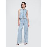 Gap Kadın Mavi Mid Rise Ultrasoft Baggy Jean Pantolon - 28/REG