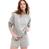 GAP Kadın Mirası Bisiklet Yaka Tişört, Teğmen Heather Grey, L