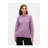 GAP Kadın Mor 100% Pamuk Oversize Kazak
