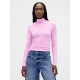 Gap Kadın Pembe Featherweight Turtleneck T-Shirt - XL