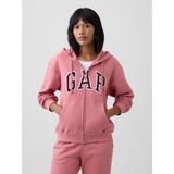 Gap Kadın Pembe Gap Logo Fleece Fermuarlı Sweatshirt - 2XS