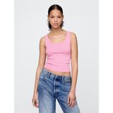 Gap Kadın Pembe Modern Crop Atlet - 2XL