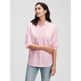 Gap Kadın Pembe Oxford Boyfriend Gömlek - S