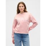 Gap Kadın Pembe Relaxed Gap Logo Sweatshirt