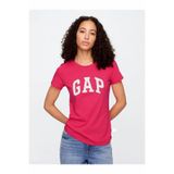 GAP Kadin Pembe V-ss Logo Classic Tee T-shirt 729555008-Ahududu