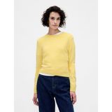 Gap Kadın Sarı Cashsoft Bisiklet Yaka Kazak - XL