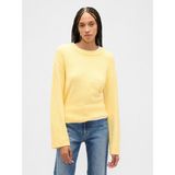 Gap Kadın Sarı Cashsoft Relaxed Crewneck Kazak - XS