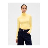 GAP Kadın Sarı Featherweight Turtleneck T-Shirt